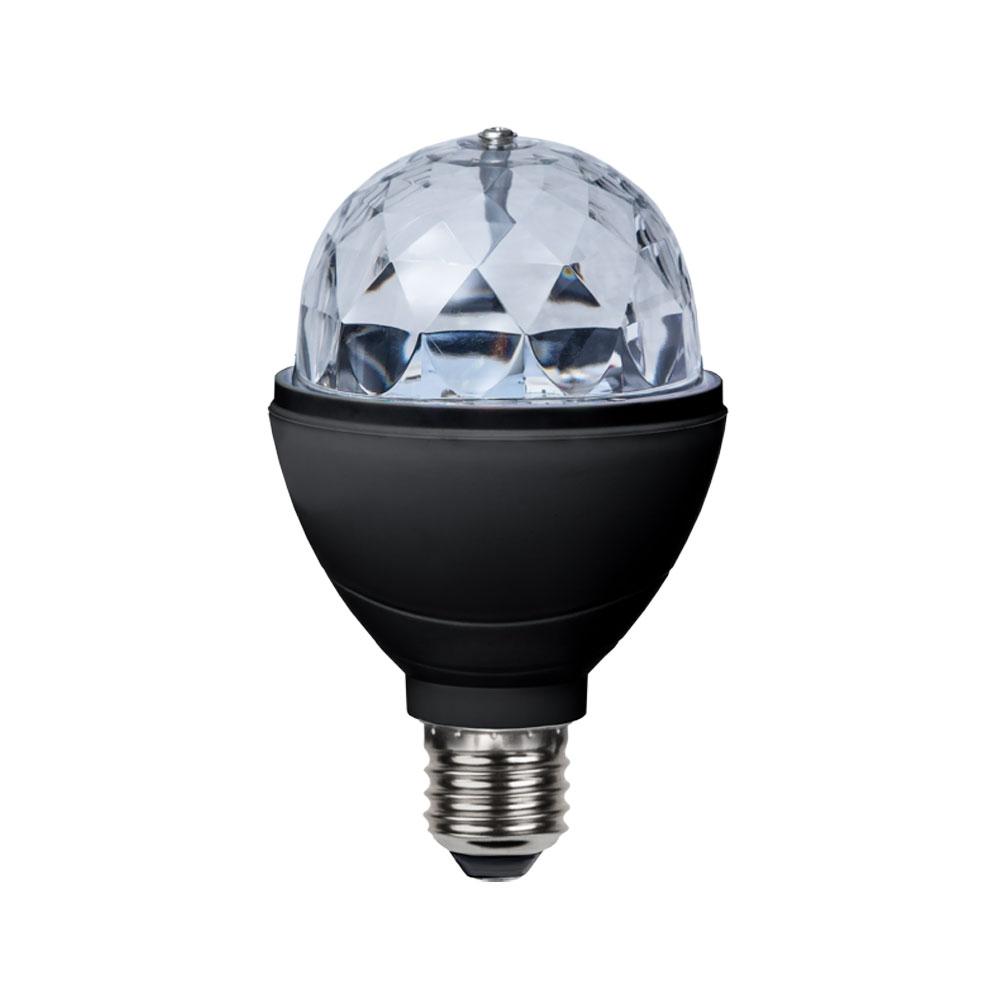 (3W) E27 LED Discokugel Glühbirne 360° Rotierendes RGB Partylicht (12.361-42) - Bunt