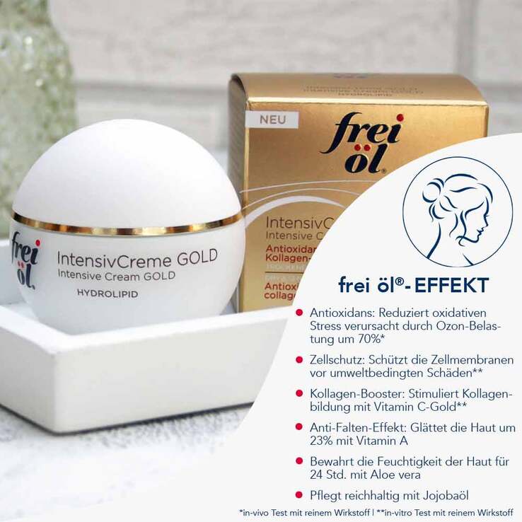 Frei Öl Hydrolipid Intensivcreme gold, 50 ml