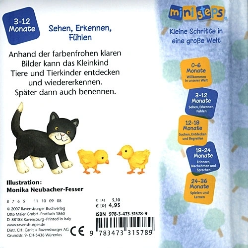 Ravensburger ministeps - Meine allerersten Tiere