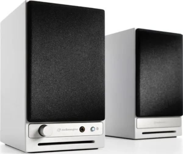 Audioengine HD3, 2.0 kanaler, Kabel & trådløs, 15 W, 65 - 22000 Hz, Hvid
