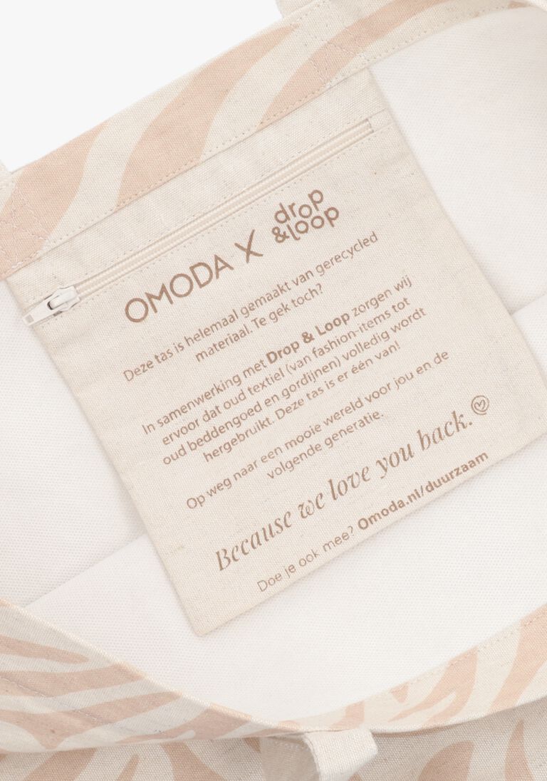 Omoda X DROP & LOOP beige omoda x drop & loop shopper oxford