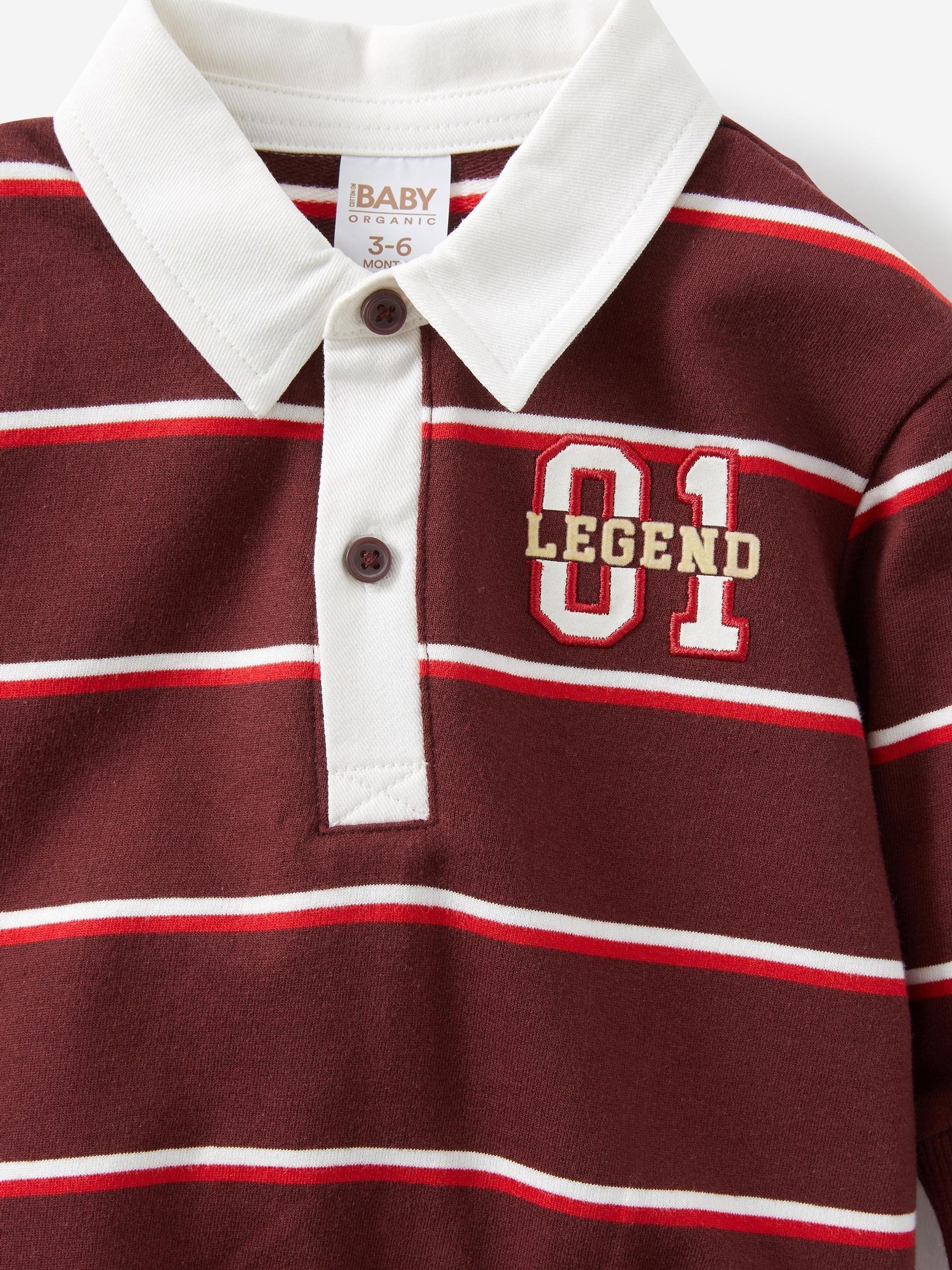 Bruin - Cotton On Gabe Rugby Polo T-Shirt
