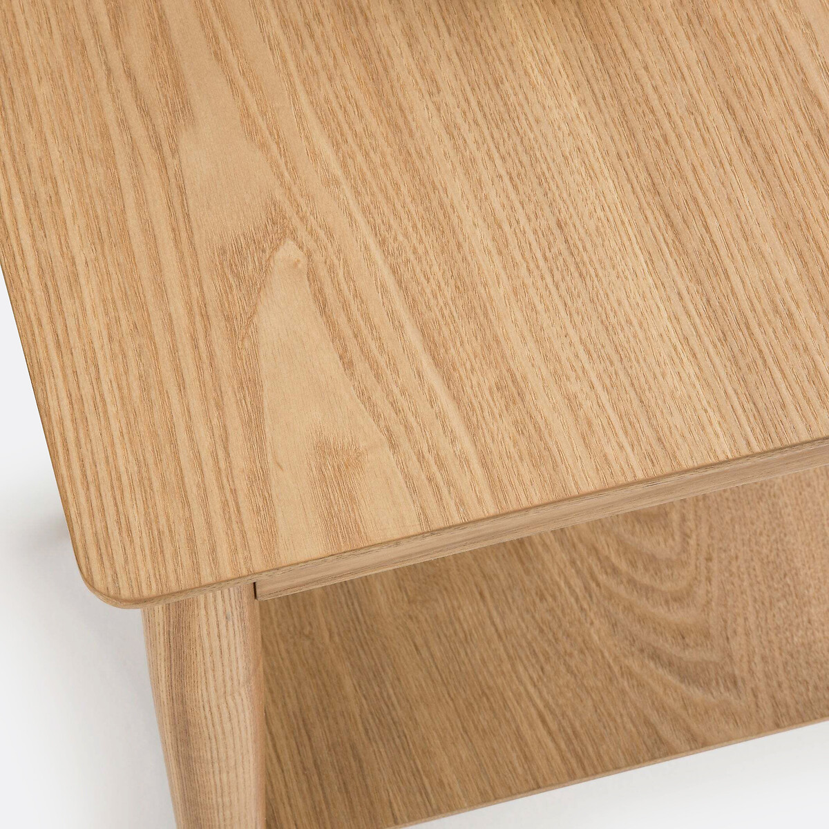 LA REDOUTE INTERIEURS<br>Mesa lateral ou de cabeceira em madeira de freixo LUSSAN