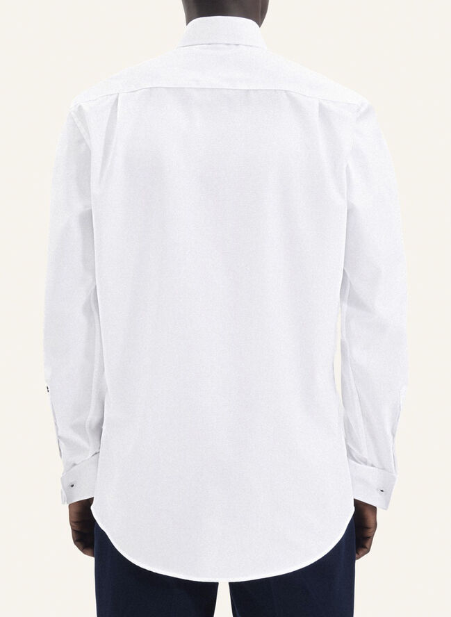 Seidensticker Gala Shirt Regular Long sleeve Kent-Collar Uni White