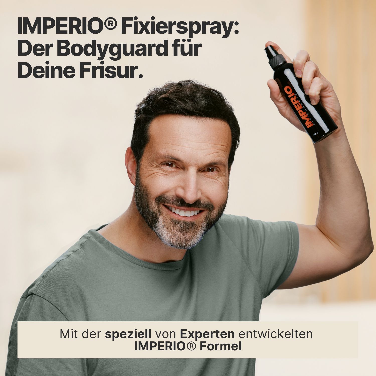 IMPERIO® Fixierspray zur Versiegelung von Strauhaar & Ansatzpuder