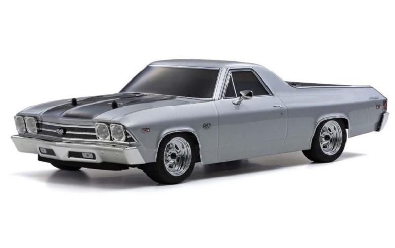 Serienwagen Fazer MK2 Chevy El Camino SS, Grau 1:10, ARTR<br>4WD On-Road Modell mit Detaillierter 1969 Chevrolet El Camino Karosserie