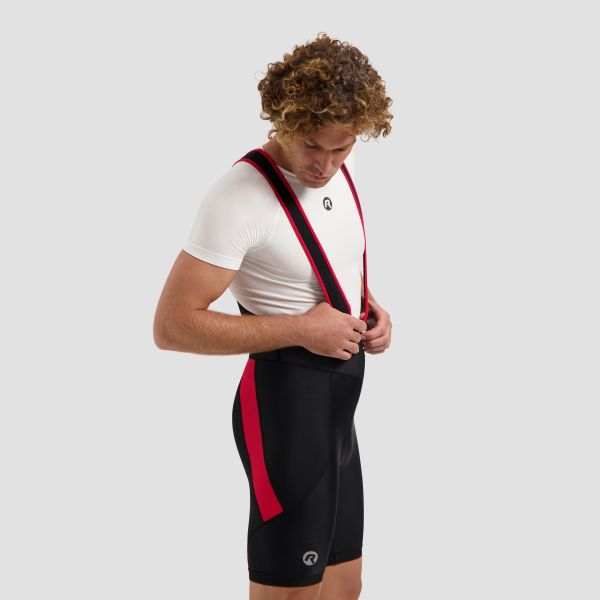Rogelli Core Bib Cykelshorts, Black/Red