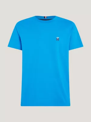 Camiseta com bordado de monograma TH