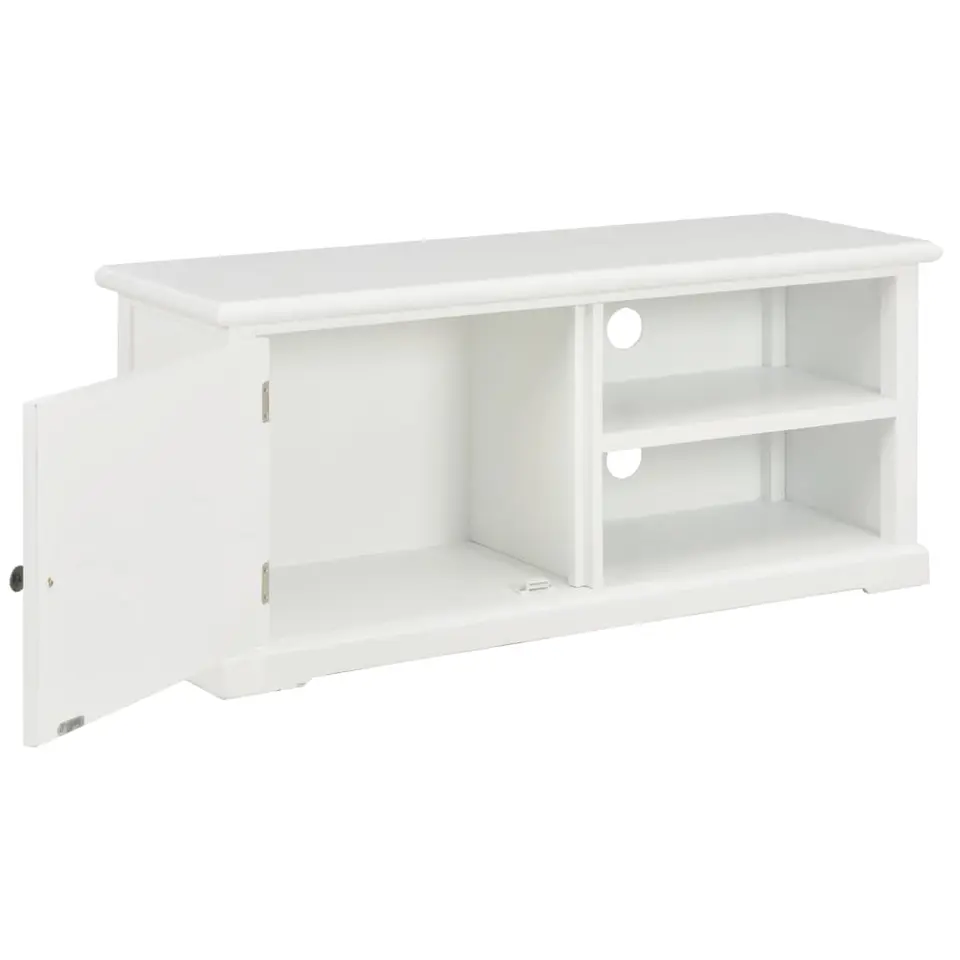 vidaXL - Tv-meubel - Wit - Hout