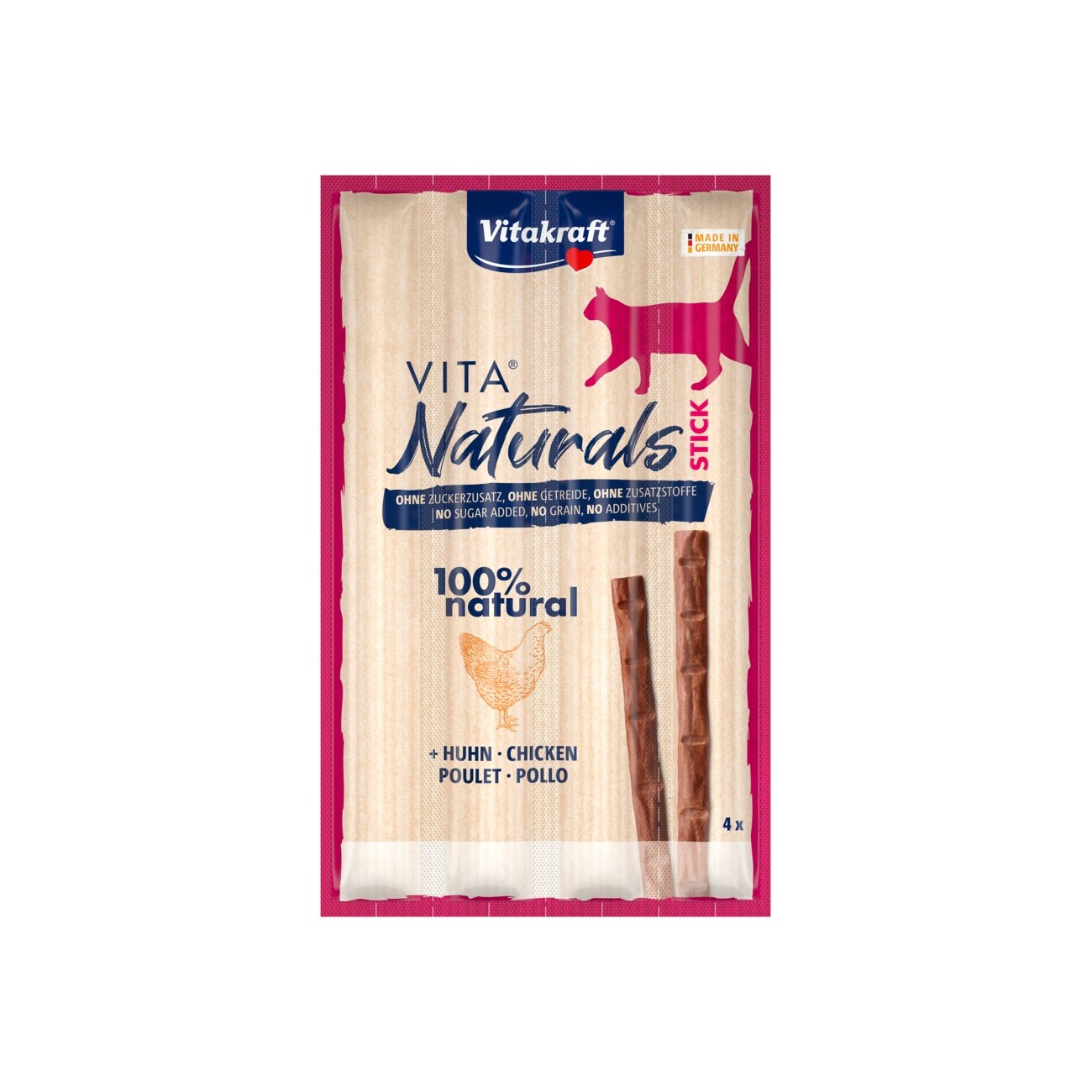 Vitakraft Naturals Stick Huhn 20x4 Stück