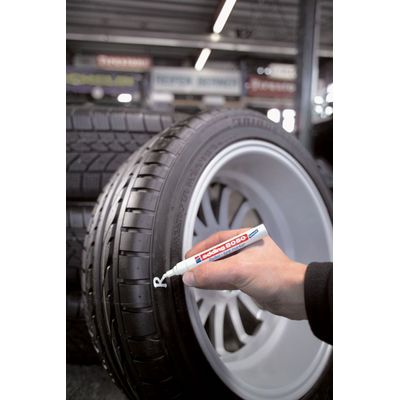 Edding 8050 tyre - Marqueur spécial caoutchouc - blanc