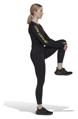 Maillot manches longues imprimé mettre fin aux déchets plastiques femme adidas
