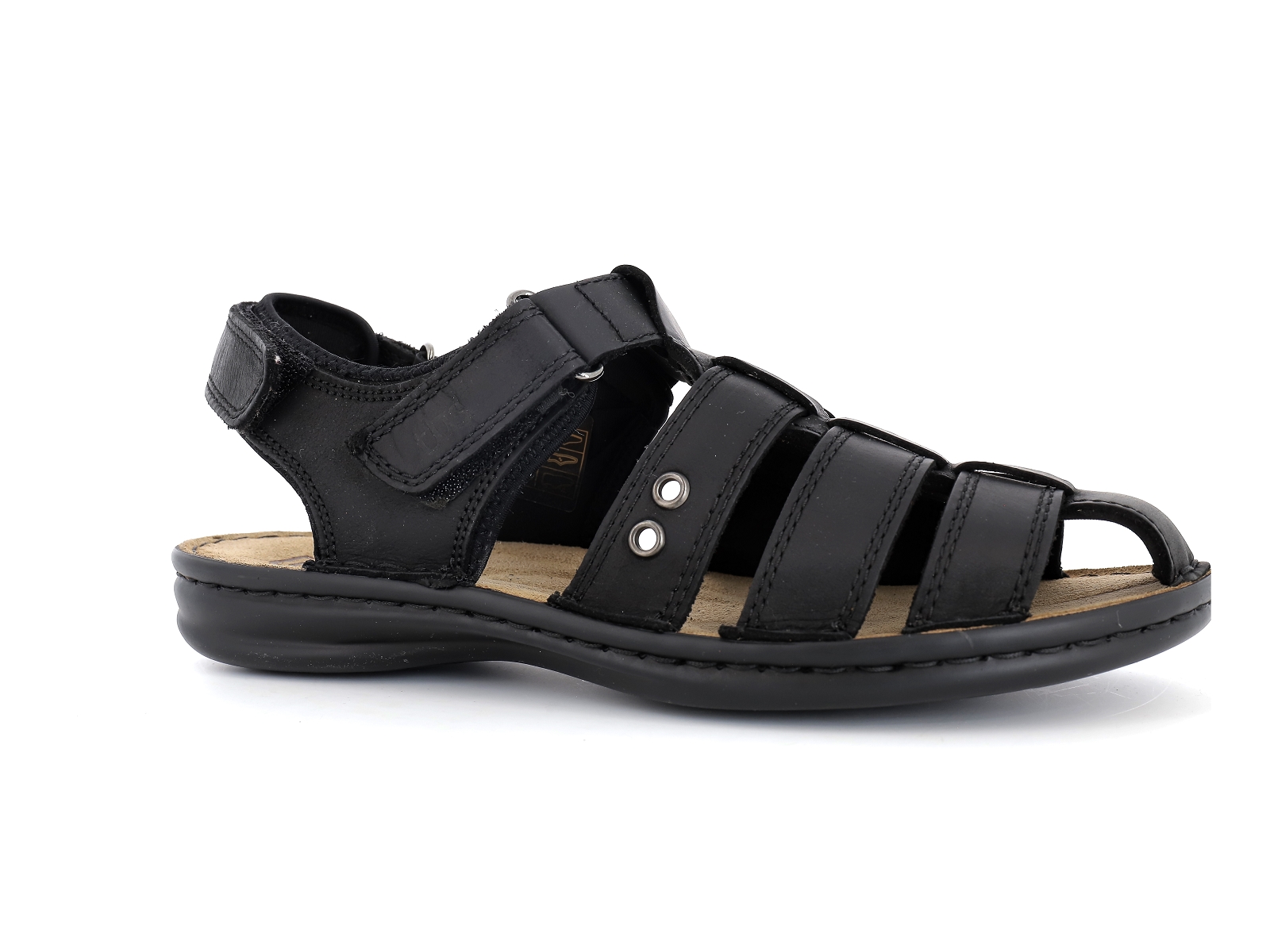 Tbs-BARROW Cuir gras Noir