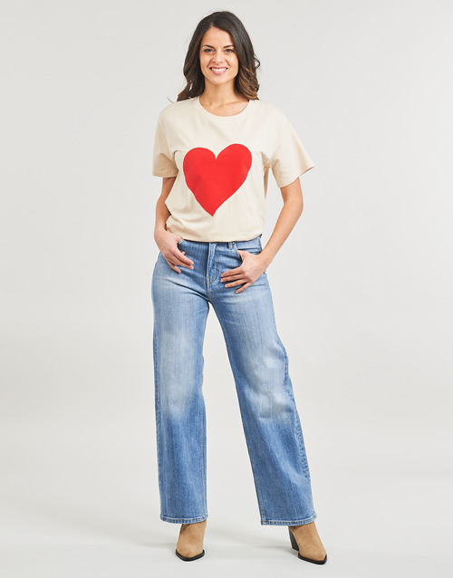 Pepe jeans - WIDE LEG JEANS UHW - Bleu
