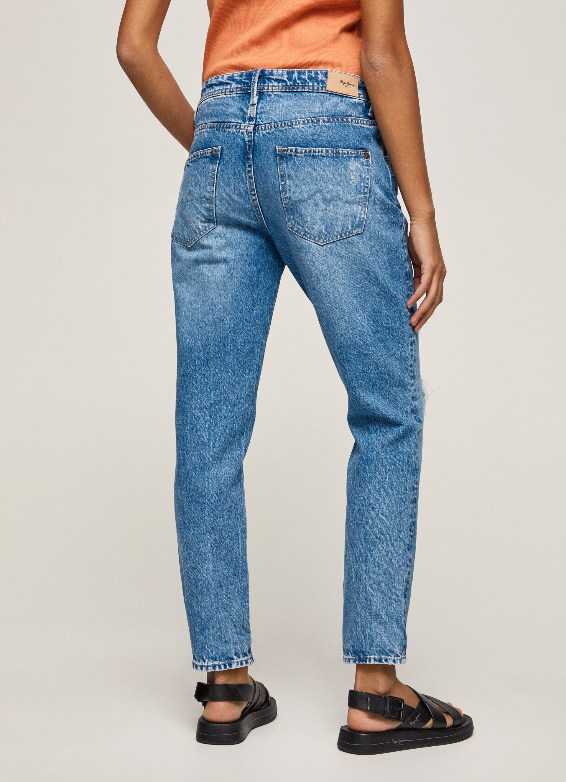 Calça jeans VIOLET FIT Relaxed High Waist - jeans