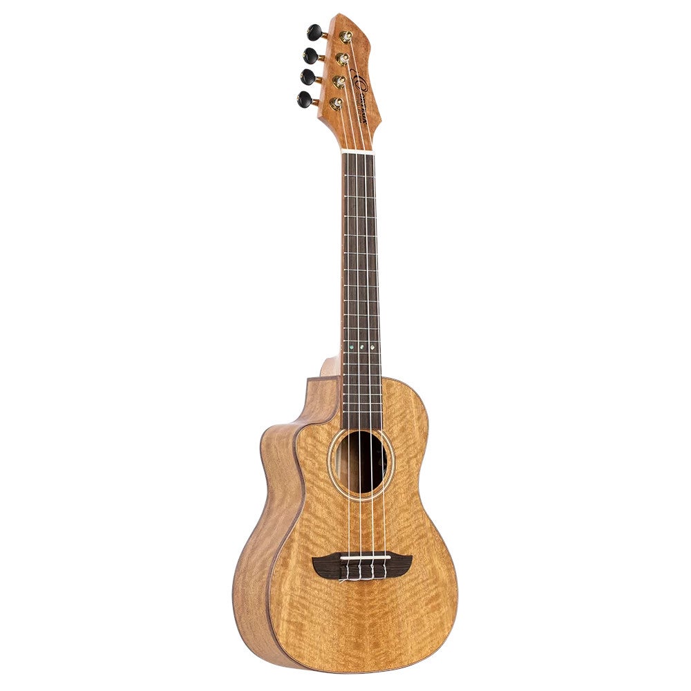 Ortega RUMG-CE-L Horizon Series Left-handed Concert Ukulele Natural linkshandige E/A concert ukelele met gigbag