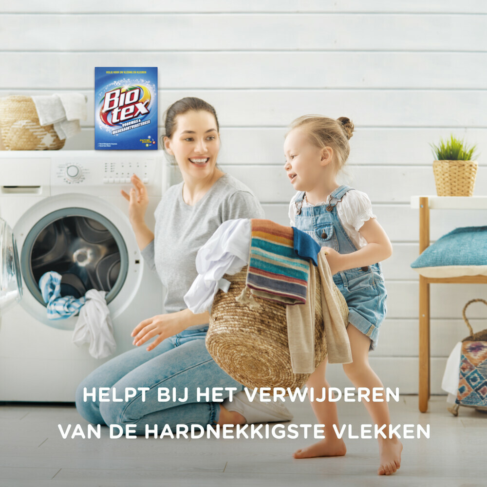 7x Biotex Waspoeder Voorwas & Waskrachtversterker750 gr