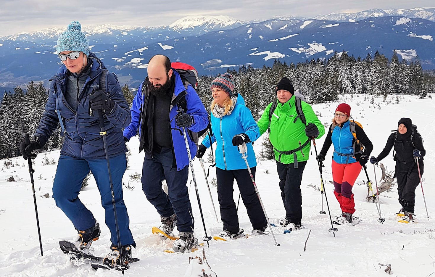 Schneeschuhwanderung Kirchberg am Wechsel