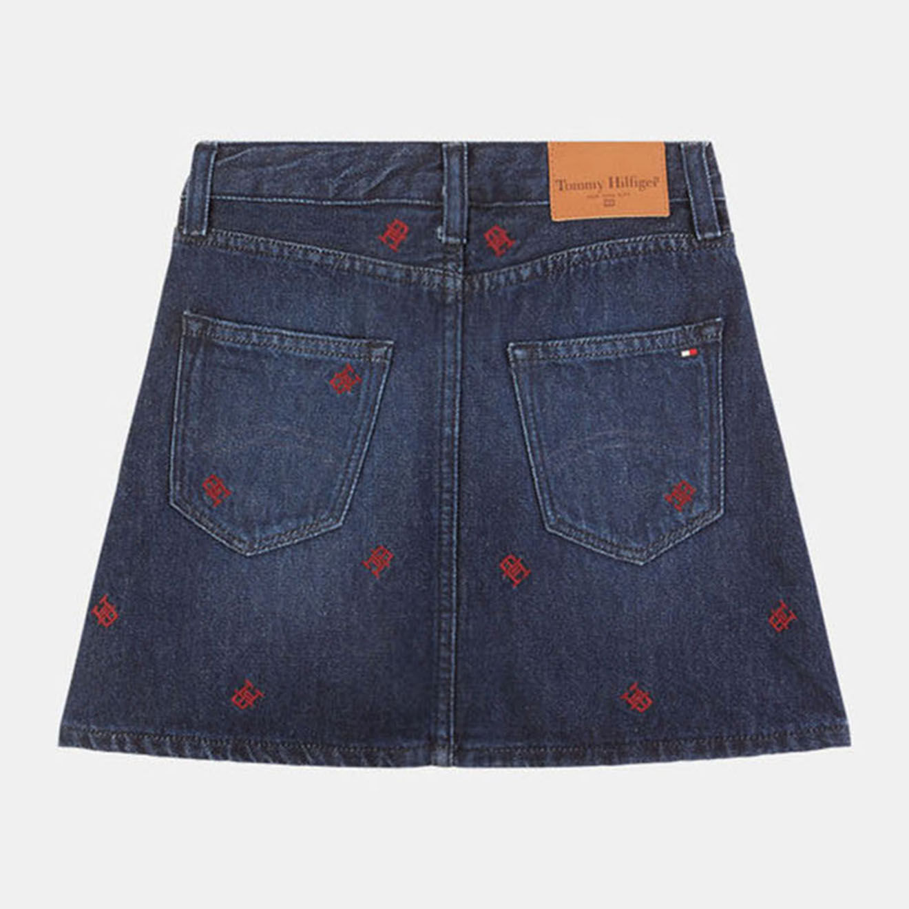 Tommy Hilfiger Jupe en jean bleu foncé