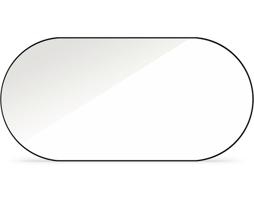 Badkamerspiegel Cordia OVAL LINE 50 x 100 cm zwart