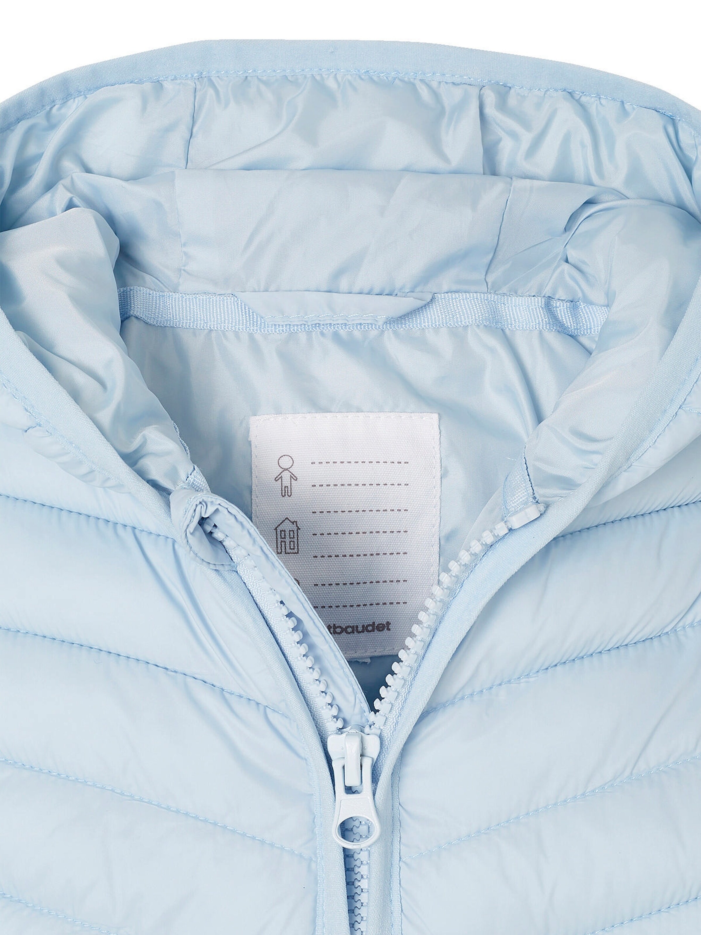 Vertbaudet Baby Light-Steppjacke mit Futter aus Recycling-Polyester himmelblau