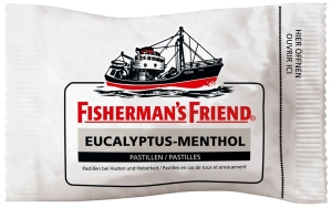 FISHERMAN'S FRIEND Eucalyptus-Menthol mit Zucker, 25 g