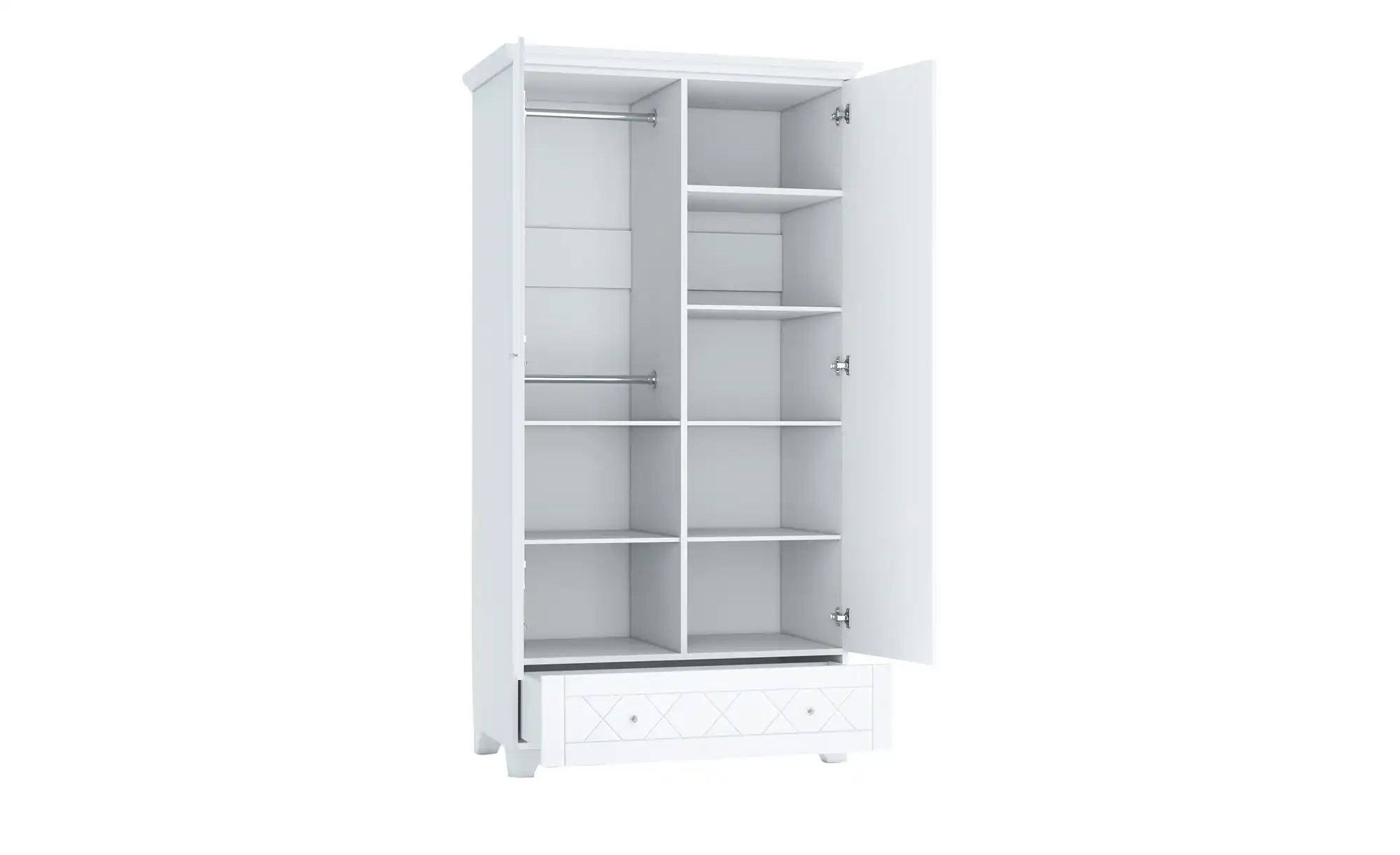 Drehtürenschrank Royal White