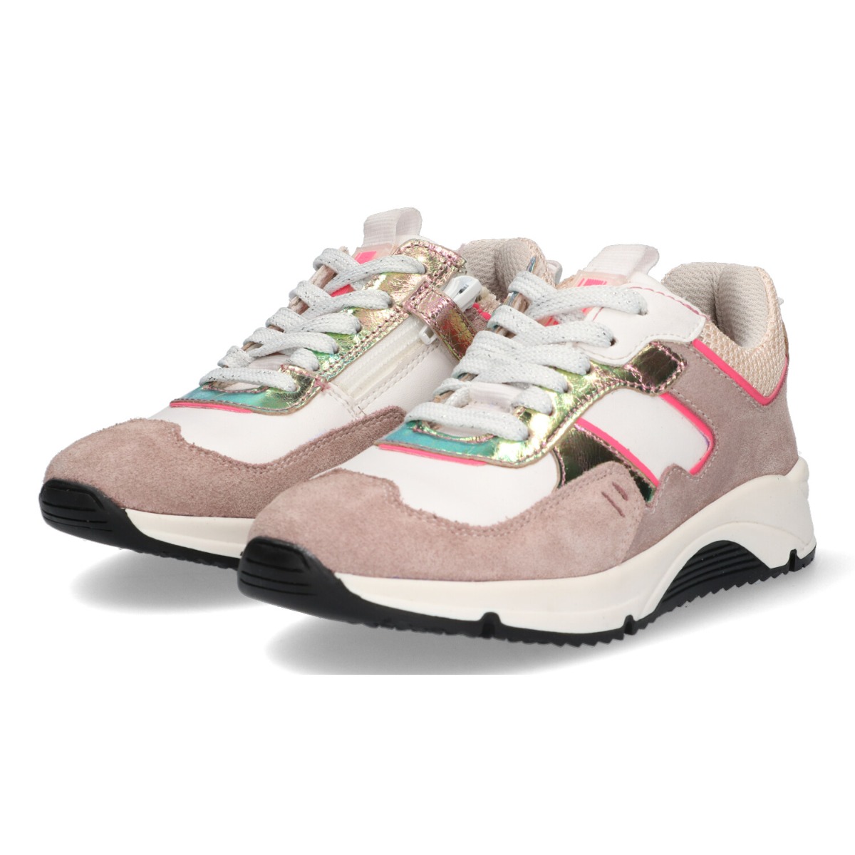 Cindy Chic - Lage Sneakers Braqeez Wit