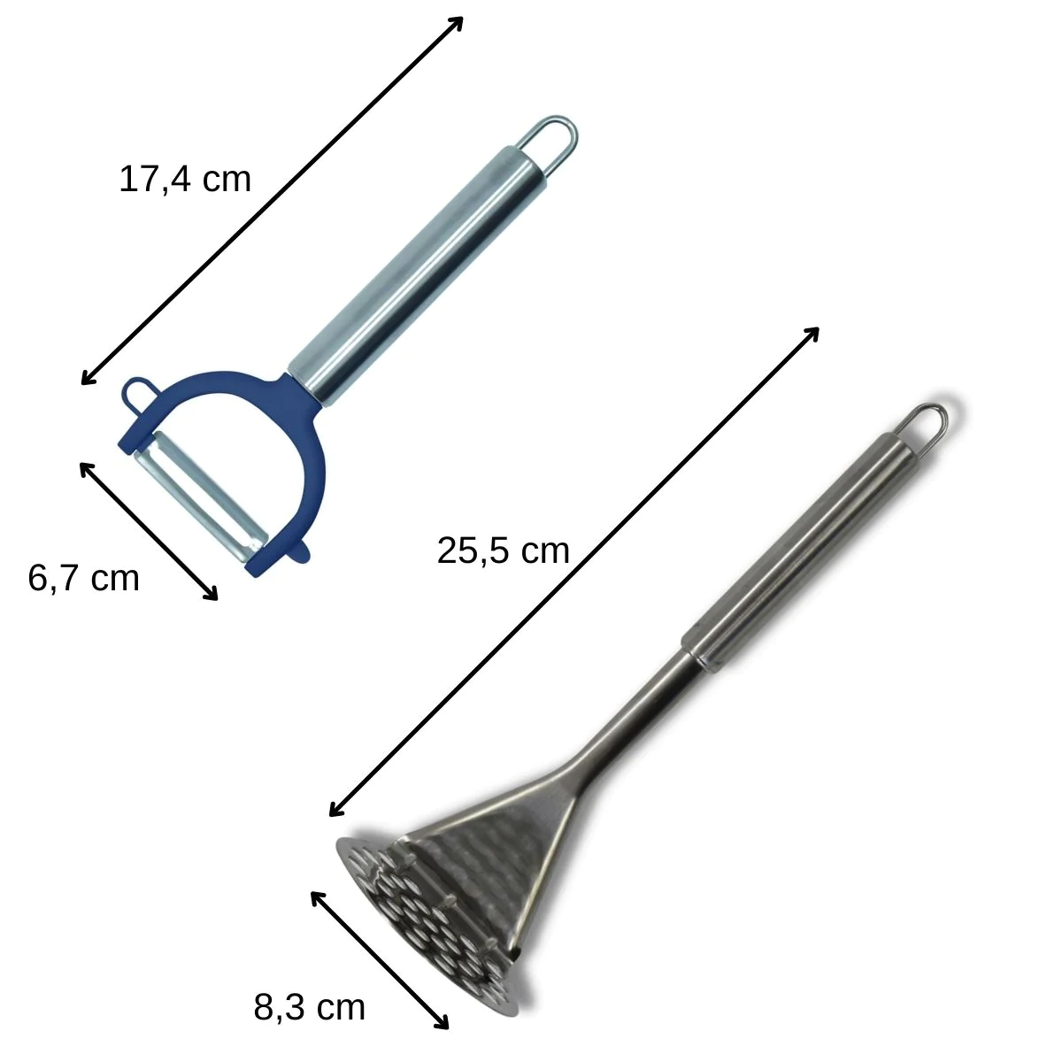 Ensemble de 2 ustensiles spécial purée Elemental Fackelmann