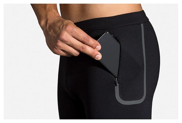 Collant Long Thermique Brooks Momentum Thermal Tight Noir Homme