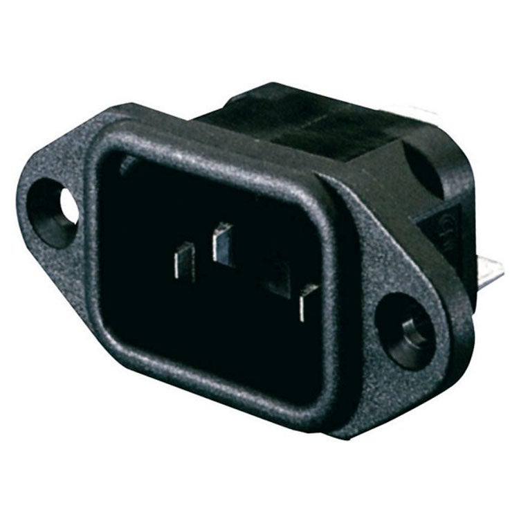 Showgear IEC 10A 230V euro male chassisdeel