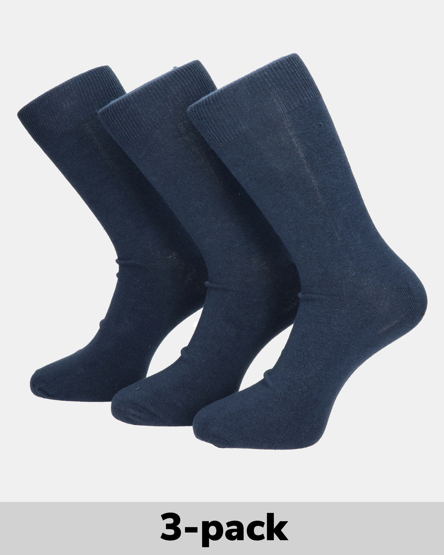 Nelson 3-Pack Hoge sokken Sokken  - blauw