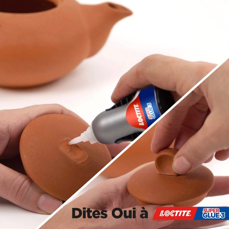 Colle Super glue3 Control Loctite - Flacon de 3 g