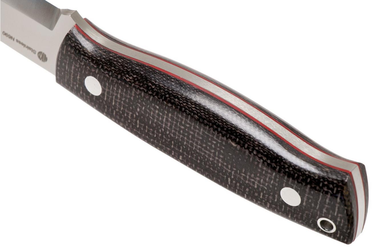 Nordic Knife Design Forester 100, N690, Bison Micarta 2021 vaststaand mes