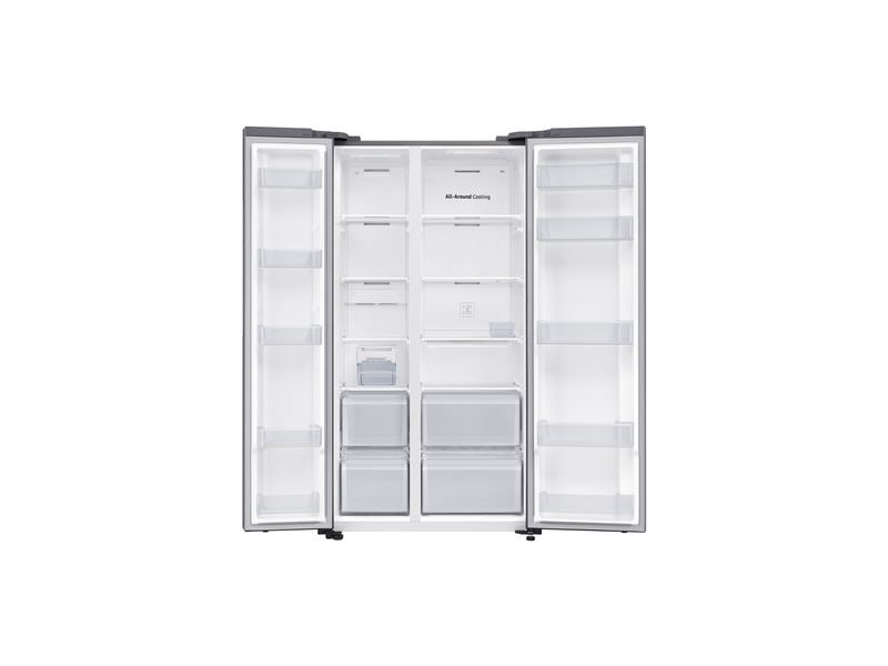Samsung Foodcenter RS62DG5003S9WS Silber matt Side by Side Kühl- und Gefrierteil