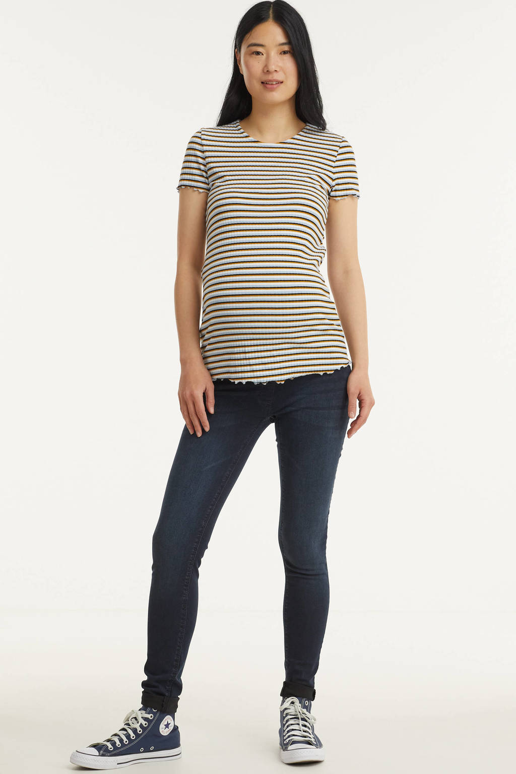 LOVE2WAIT skinny fit zwangerschapsjeans Sophia dark denim
