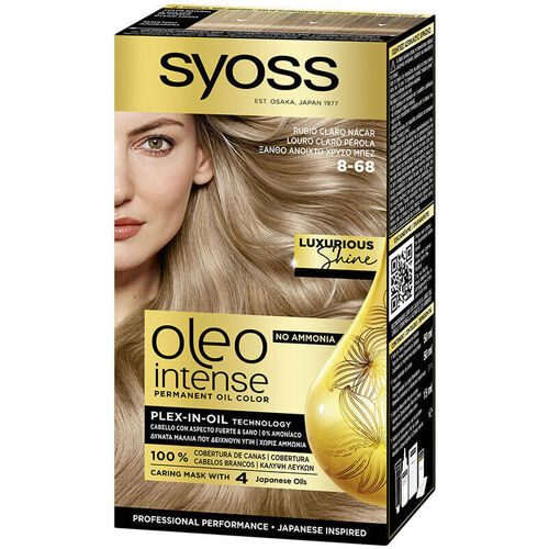 Syoss - Oleo Intense Tinte Sin Amoniaco 8-68-rubio Claro Nácar