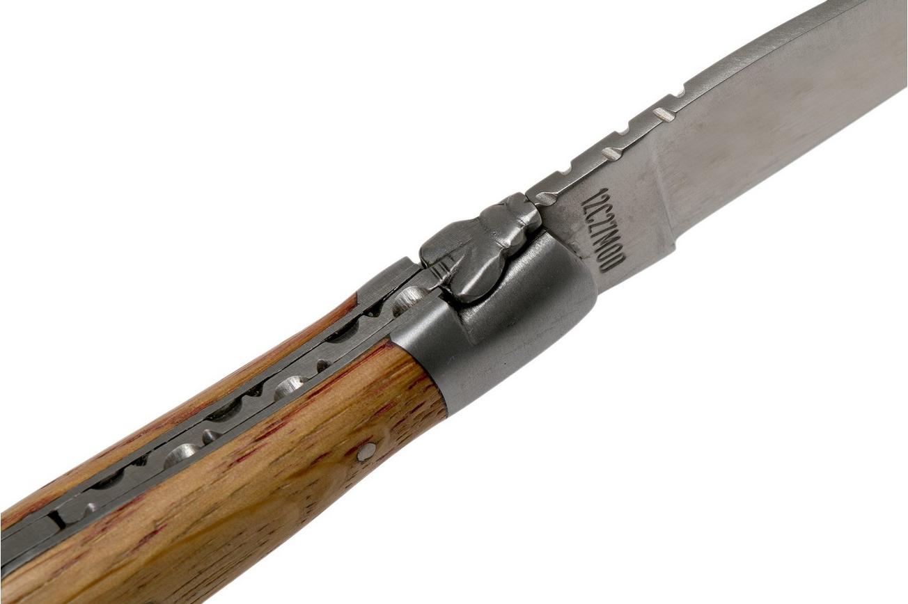Laguiole en Aubrac 12 cm Barrique zakmes met kurkentrekker, L0312BARI-FSB1