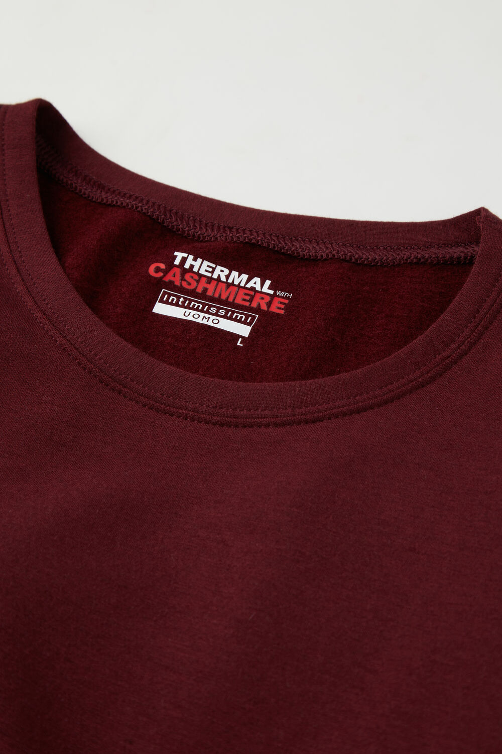 Blusa de manga comprida em modal e cashmere
