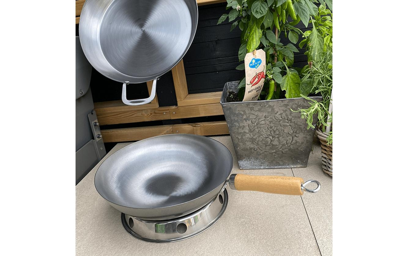 Wok »Hot Wokpfann 30 cm« Karbon-Stahl