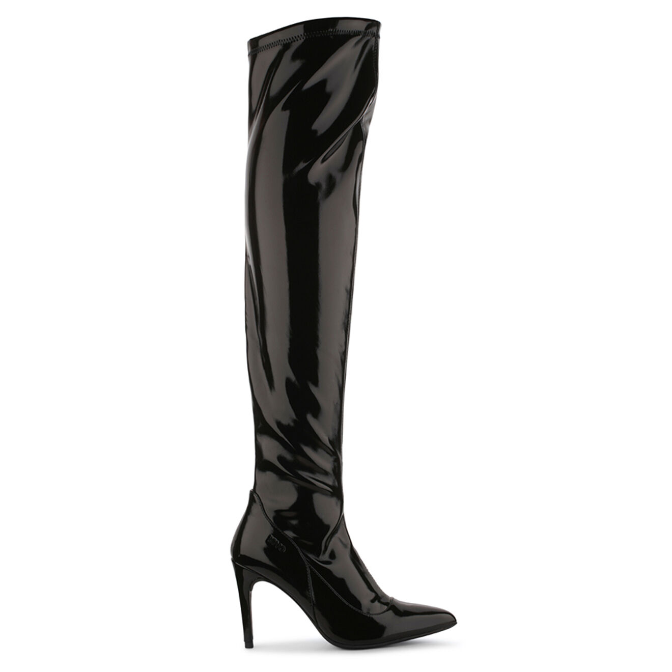 Liu-Jo Bottes Versa en Cuir noires