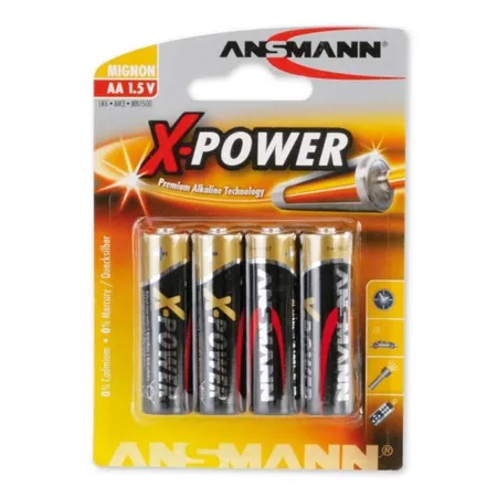 Ansmann Alkaline Batterie X-Power, Mignon AA, 4 Stück