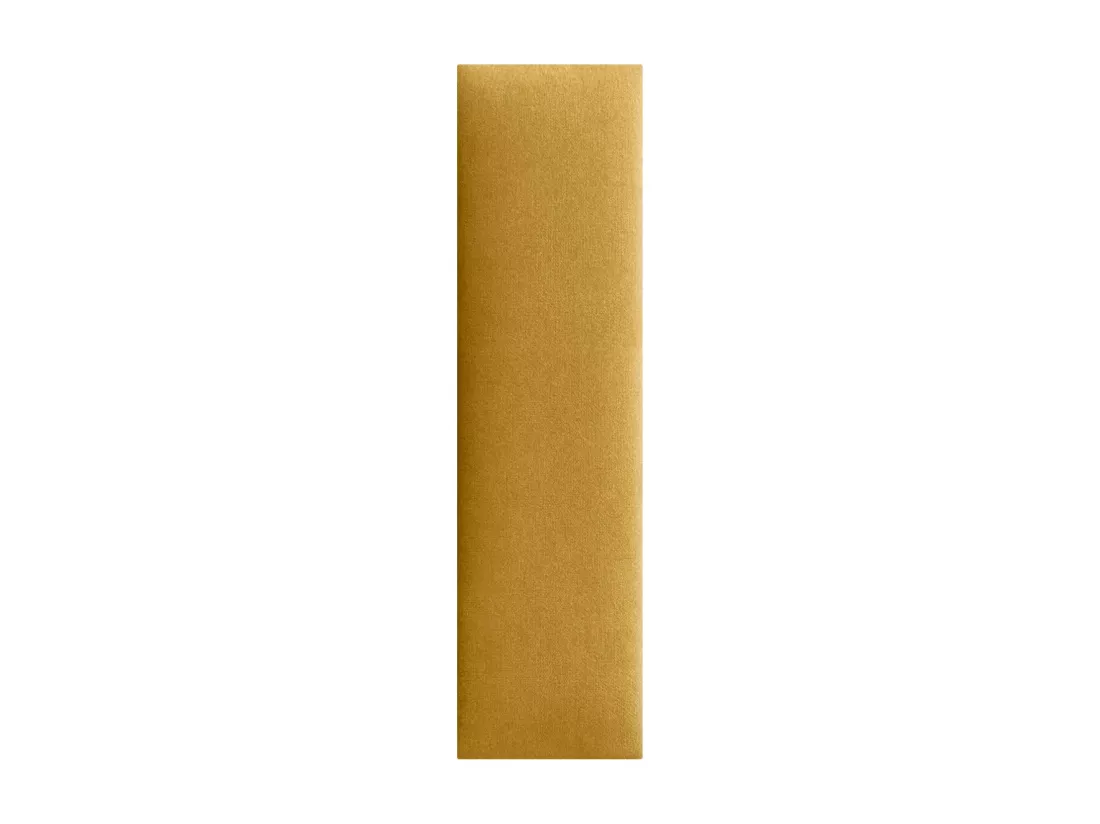 DHOME Lot de 1 Panneaux muraux en tissu auto-adhésifs Panneaux muraux absorbants acoustiques Protection contre les chocs (Moutarde, 60x30cm, x1)