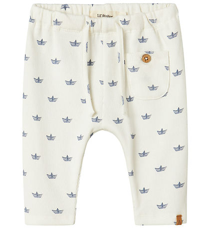 Lil' Atelier Hosen - NbmLavo - Coconut Milchpapierboot