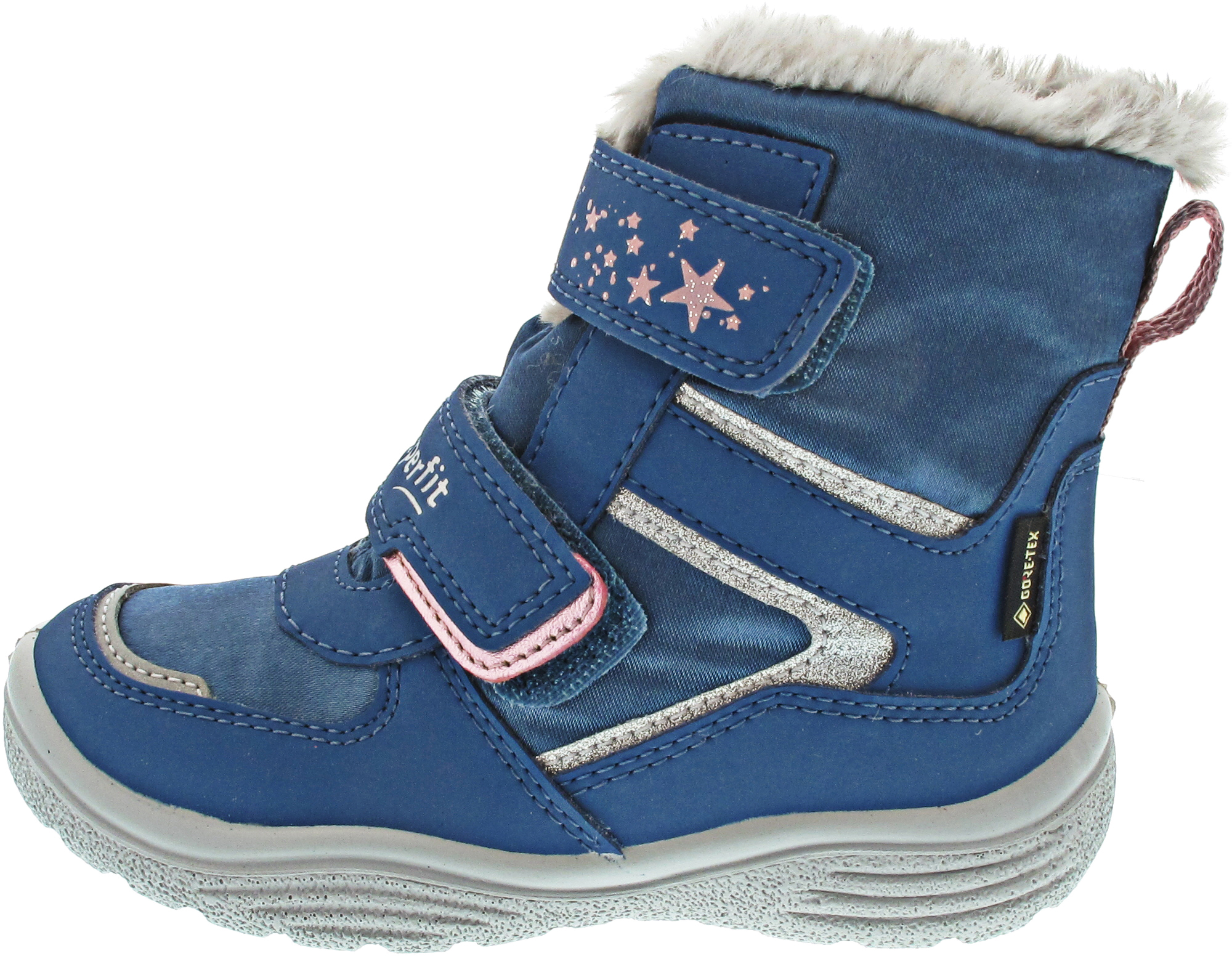 Superfit Crystal Klettstiefel GTX blau