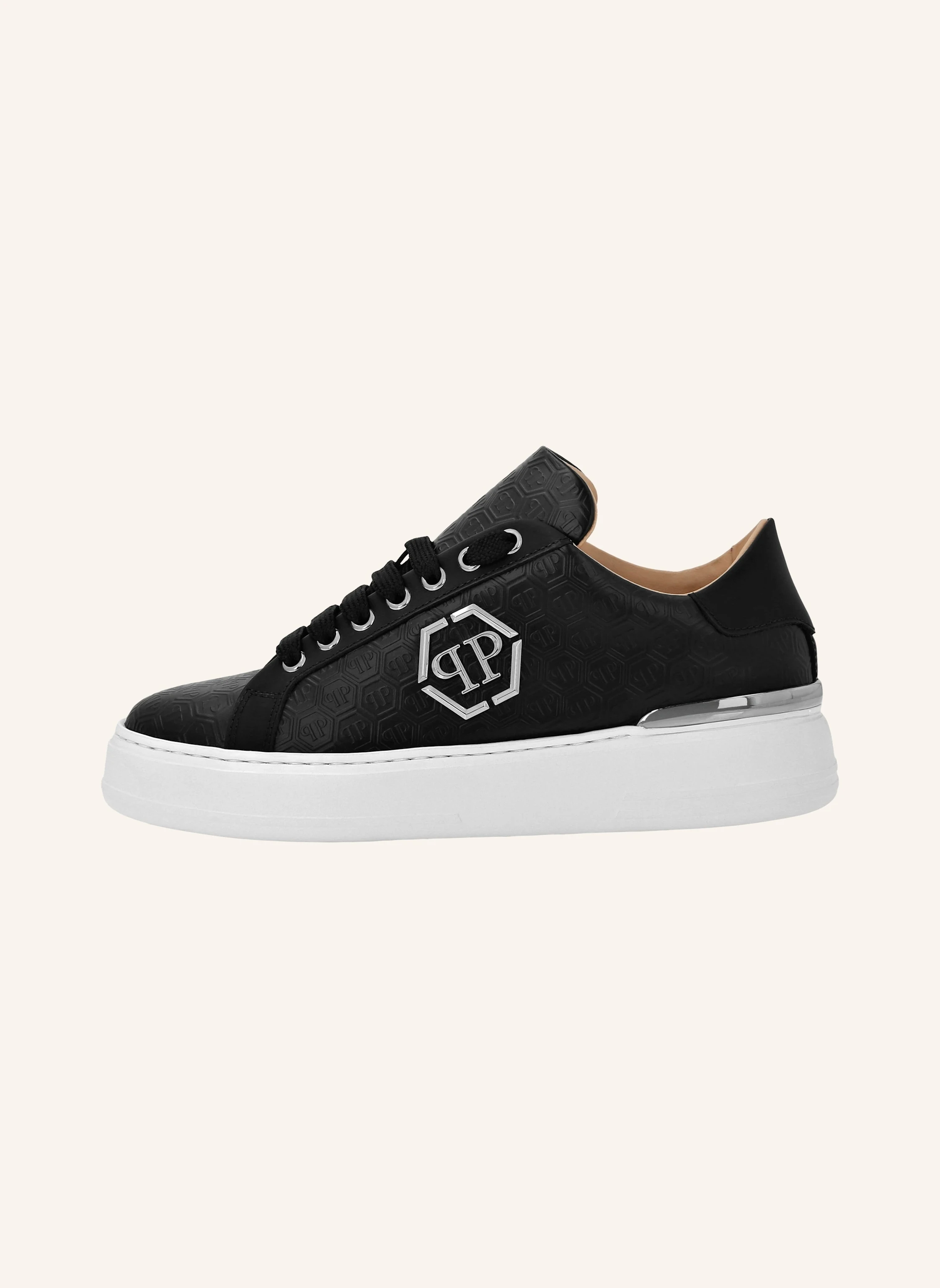 PHILIPP PLEIN Leder Sneaker MONOGRAM