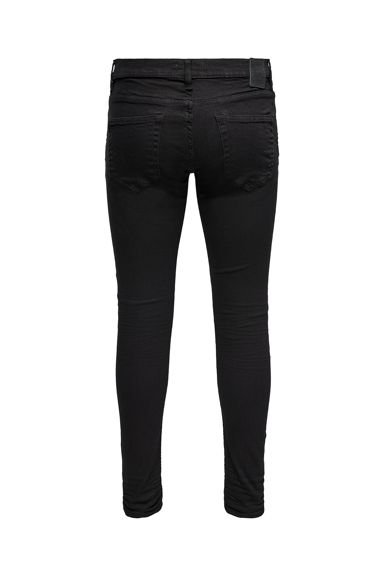 calça jeans de corte justo