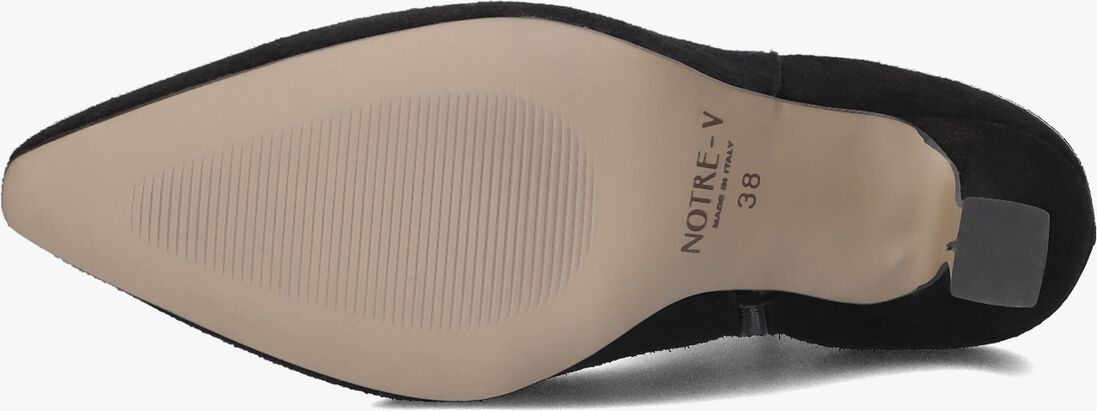 NOTRE-V zwarte notre-v enkellaarsjes 21033