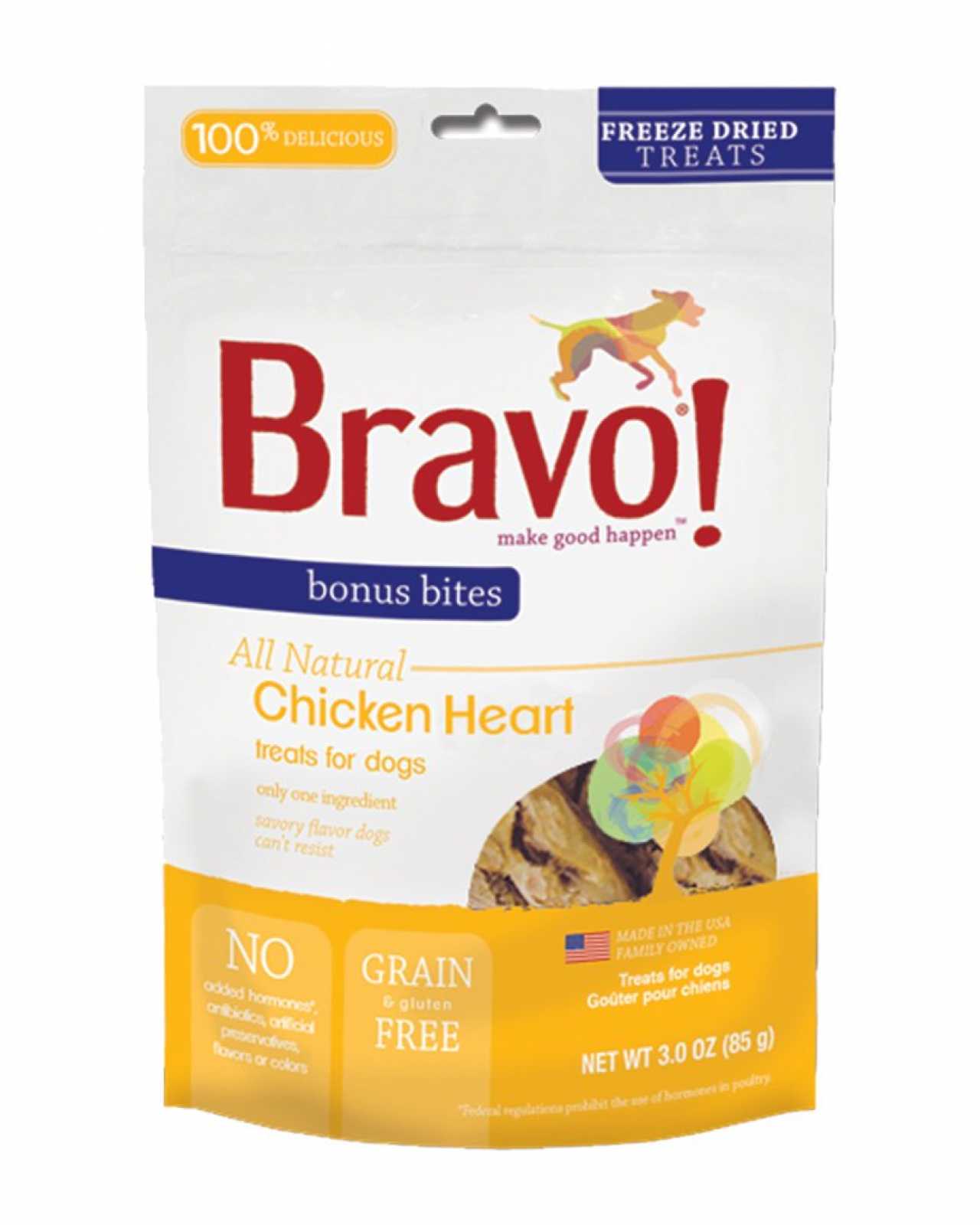Pescoço de frango desidratado Bravo Pet 100g