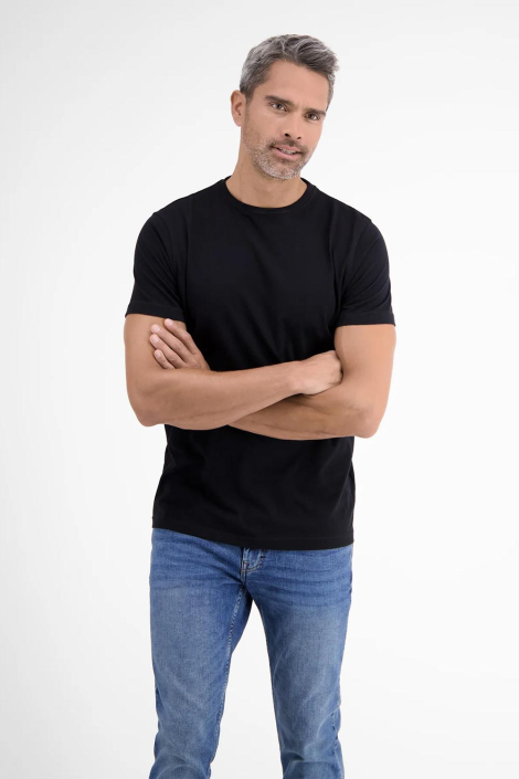 Lerros zwarte heren t-shirt